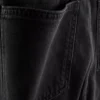 Jeans med hög midja och raka ben