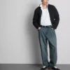 Jeans med medelhög midja och raka ben