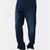 Jeans med medelhög midja och raka ben