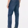 Jeans med medelhög midja och raka ben