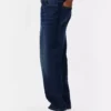 Jeans med medelhög midja och raka ben
