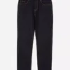 Jeans med medelhög midja och raka ben