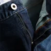Jeans med medelhög midja och raka ben