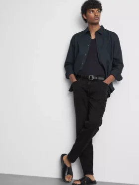 Jeans med medelhög midja och smal passform