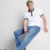 Jeans med medelhög midja och smal passform