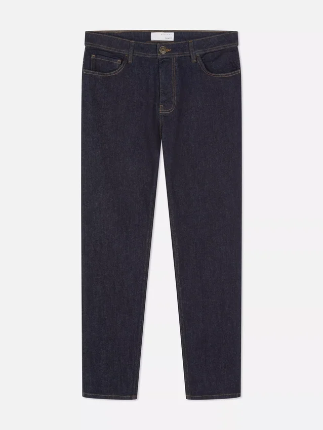 Jeans med medelhög midja och smal passform