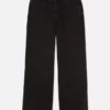 Jeans med medelhög midja och vida ben