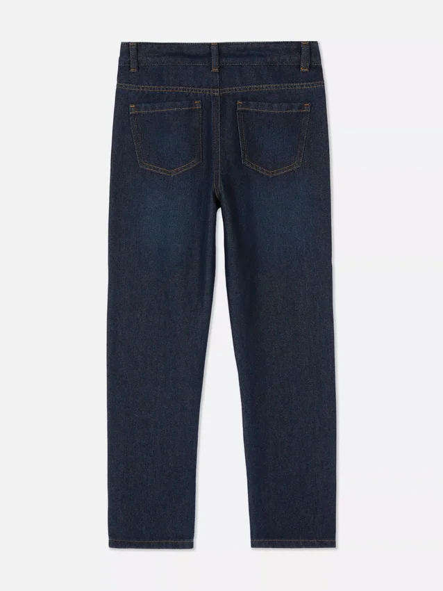 Jeans med raka ben