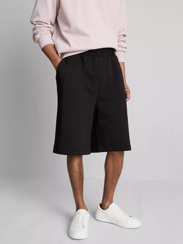 Jersey-träningsshorts