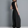 Jumpsuit med V-ringning och ballongben