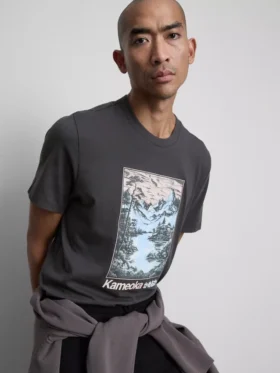 Kameoka T-shirt med tryck