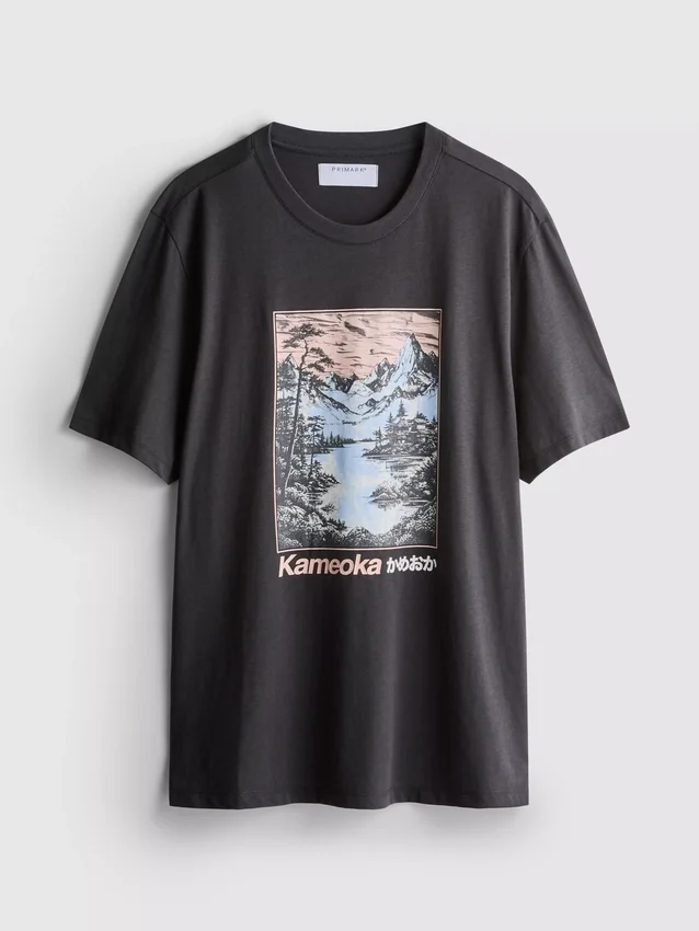 Kameoka T-shirt med tryck