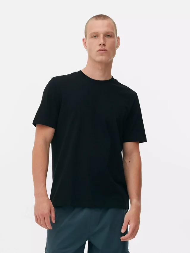 Klassisk T-shirt med rund hals