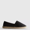 Klassiska espadriller i canvas