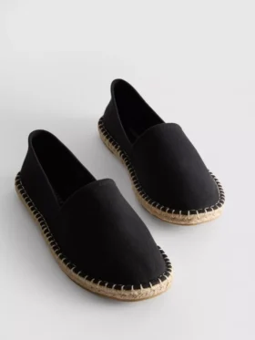 Klassiska espadriller i canvas