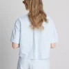 Kort, boxig oxfordshorts med korta ärmar