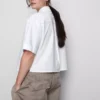 Kort, boxig oxfordshorts med korta ärmar