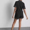 Kort pyjamasar i boyfriend-stil