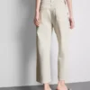 Korta jeans i denim med vida ben