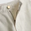 Korta jeans i denim med vida ben