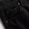 Korta jeans i denim med vida ben