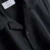 Kortärmad broderad skjorta