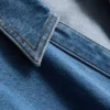 Kortärmad skjorta i denim