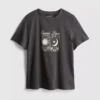 Kortärmad T-shirt i bomull med tryck