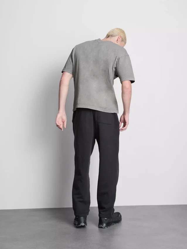 Kortärmad tvättad t-shirt