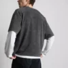 Kortärmad tvättad t-shirt