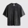 Kortärmad tvättad t-shirt