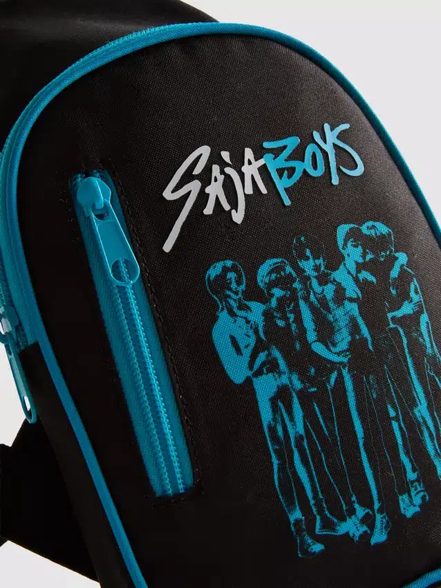 Kpop Demon Hunters Saja crossbody-väska för pojkar