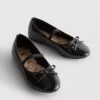Lackade ballerinaskor