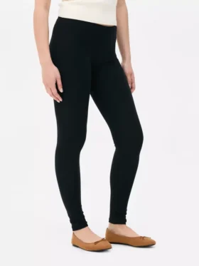 Leggings i bomullsblandning