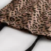 Leopardmönstrad tygväska