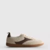 Låga sneakers med gummisula