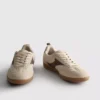 Låga sneakers med gummisula