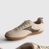 Låga sneakers med gummisula