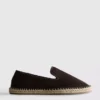 Låga stickade espadriller