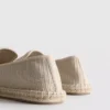 Låga stickade espadriller