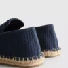 Låga stickade espadriller