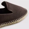 Låga stickade espadriller