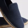Låga stickade espadriller