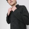 Lång pyjamasar i rutig poplin