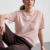 Långärmad T-shirt med rund hals