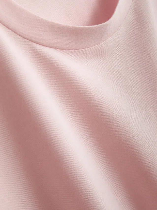 Långärmad T-shirt med rund hals