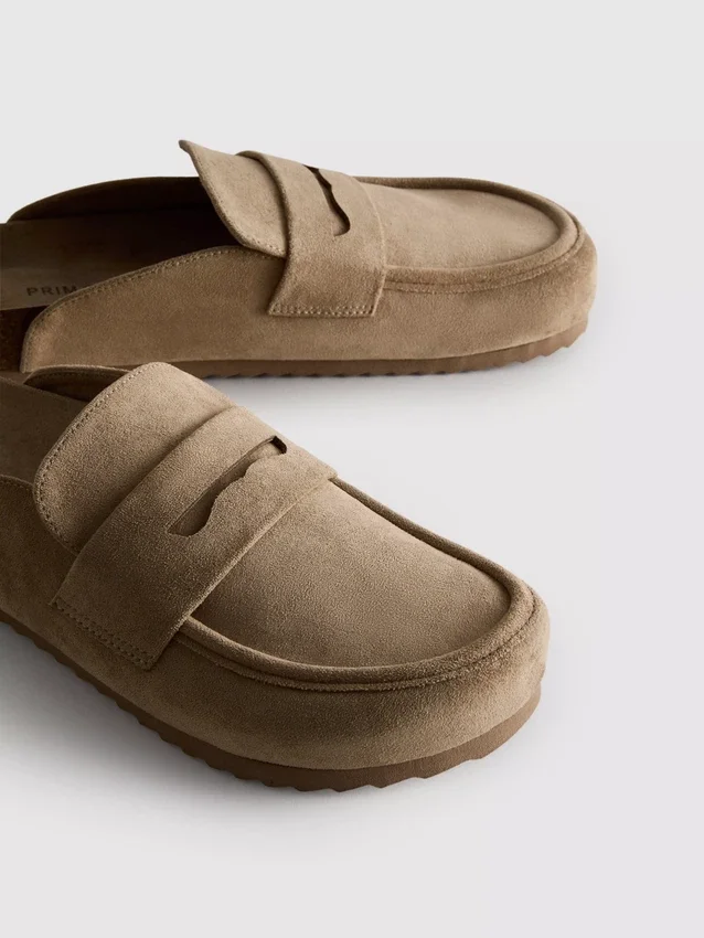 Loafer-klacksandaler
