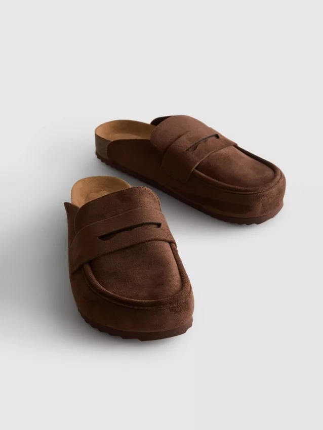 Loafer-klacksandaler