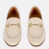 Loafers i konstläder med snabbitsdetaljer