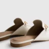 Loafers i konstläder med snabbitsspännen